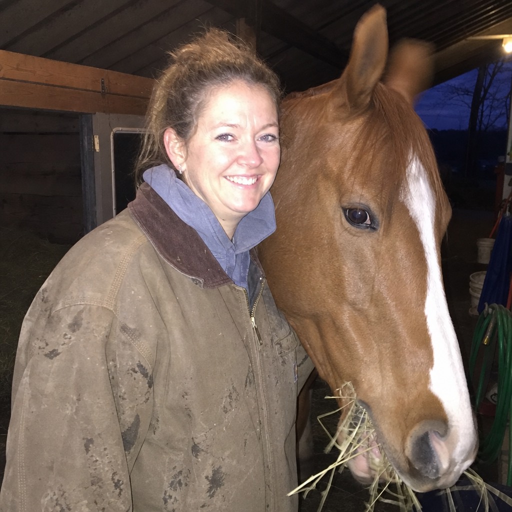 Kayla and her quarter horse