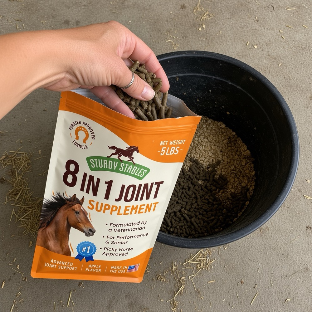 Scooping joint pellets into a feed tub